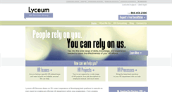 Desktop Screenshot of hr.lyceum.com